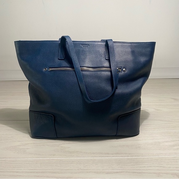Shinola Handbags - Shinola Detroit Blue leather tote bag